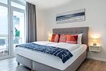 Schlafzimmer - Deluxe-Apartment 2.11 - Top-Hundeurlaub