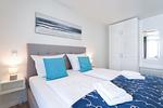 Schlafzimmer - Deluxe-Apartment 2.11 - Top-Hundeurlaub