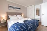 Schlafzimmer - Deluxe-Apartment 1.11 - Top-Hundeurlaub