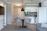 Küche / Küchenzeile - Deluxe-Apartment 1.08 - Top-Hundeurlaub