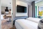Schlafzimmer - Deluxe-Apartment 1.08 - Top-Hundeurlaub