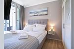 Schlafzimmer - Deluxe-Apartment 1.08 - Top-Hundeurlaub