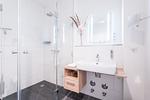 Badezimmer - Deluxe-Suite 2.04 mit Ost Loggia und Wellness - Top-Hundeurlaub
