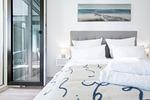 Schlafzimmer - Deluxe-Suite 2.04 mit Ost Loggia und Wellness - Top-Hundeurlaub