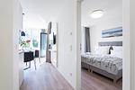 Schlafzimmer - Deluxe-Suite 2.04 mit Ost Loggia und Wellness - Top-Hundeurlaub