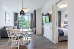 Wohnzimmer - Deluxe-Apartment 1.10 - Top-Hundeurlaub