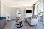 Wohnzimmer - Deluxe-Suite 1.16 - hundefreundlich - Top-Hundeurlaub