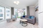 Wohnzimmer - Deluxe-Suite 1.16 - hundefreundlich - Top-Hundeurlaub