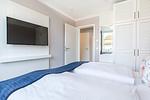 Schlafzimmer - Deluxe-Suite 2.01 mit West-Loggia und hundefreundlich - Top-Hundeurlaub