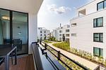 Balkon - Deluxe-Suite 2.01 mit West-Loggia und hundefreundlich - Top-Hundeurlaub
