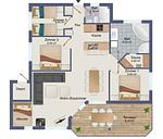 Grundriss - Ferienhaus 19 - Top-Hundeurlaub