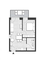 Grundriss - FeWo 1.9 - Top-Hundeurlaub