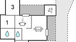 floor-plan - Ferienhaus für 6 Personen (100 m²) in Rømø - Top-Hundeurlaub
