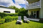 Terrasse - FeWo77: Terrasse, Sauna, Schwimmbad - Top-Hundeurlaub
