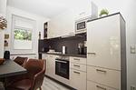 Küche / Küchenzeile - FeWo77: Terrasse, Sauna, Schwimmbad - Top-Hundeurlaub