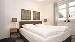 Schlafzimmer - FeWo77: Terrasse, Sauna, Schwimmbad - Top-Hundeurlaub