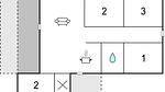 floor-plan - Ferienhaus für 6 Personen (75 m²) in Hornbæk - Top-Hundeurlaub