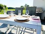 Terrasse - Ferienhaus Mimibeach in Scharbeutz 350 m zum Strand - Top-Hundeurlaub