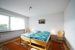 Schlafzimmer mit Doppelbett - Apartment Im Aeschen - Top-Hundeurlaub