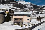 Hausansicht im Winter - Apartment Im Aeschen - Top-Hundeurlaub
