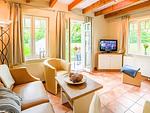 Wohnzimmer - Ferienpark Seepferdchen, Haus Usedom 6d - Top-Hundeurlaub