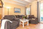 Wohnzimmer - Ferienpark Seepferdchen, Haus Usedom 6c - Top-Hundeurlaub