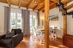 Wohnzimmer - Ferienpark Seepferdchen, Haus Zingst 20a - Top-Hundeurlaub