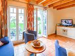 Wohnzimmer - Ferienpark Seepferdchen, Haus Zingst 20b - Top-Hundeurlaub