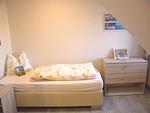 Schlafzimmer - Ferienpark Seepferdchen, Haus Usedom 21b - Top-Hundeurlaub