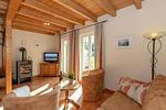 Wohnzimmer - Ferienpark Seepferdchen, Haus Zingst 19b - Top-Hundeurlaub