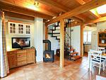 Wohnzimmer - Ferienpark Seepferdchen, Haus Zingst 23a - Top-Hundeurlaub