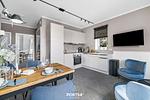 Küche / Küchenzeile - Ferienwohnung TheViewA11 Deichperle Dagebüll - Top-Hundeurlaub