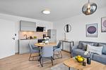 Wohnzimmer - Ferienwohnung TheViewA11 Deichperle Dagebüll - Top-Hundeurlaub