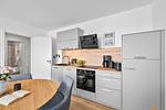 Küche / Küchenzeile - Ferienwohnung TheViewA11 Deichperle Dagebüll - Top-Hundeurlaub