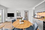 Küche / Küchenzeile - Ferienwohnung TheViewA11 Deichperle Dagebüll - Top-Hundeurlaub