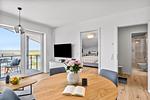 Wohnzimmer - Ferienwohnung TheViewA11 Deichperle Dagebüll - Top-Hundeurlaub