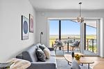 Wohnzimmer - Ferienwohnung TheViewA11 Deichperle Dagebüll - Top-Hundeurlaub