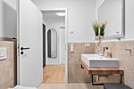 Badezimmer - Ferienwohnung TheViewA11 Deichperle Dagebüll - Top-Hundeurlaub