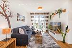 Wohnzimmer - Ferienwohnung Sonnenblick am Haff - Top-Hundeurlaub