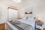 Schlafzimmer - Ferienwohnung Sonnenblick am Haff - Top-Hundeurlaub