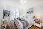 Schlafzimmer - Ferienwohnung Sonnenblick am Haff - Top-Hundeurlaub