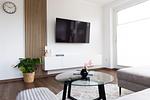 Wohnzimmer - Hello Holidays: Penthouse | BBQ | Balkon | Parkplatz - Top-Hundeurlaub
