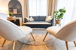 Wohnzimmer - Hello Holidays: Himmelsträumer | Penthouse | Sauna - Top-Hundeurlaub