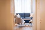 Wohnzimmer - Hello Holidays: Himmelsträumer | Penthouse | Sauna - Top-Hundeurlaub