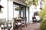 Garten - Hello Holidays: Home | Zentral | Terrasse | Parkplatz - Top-Hundeurlaub
