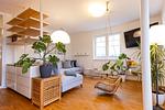 Wohnzimmer - Hello Holidays: Home | Zentral | Terrasse | Parkplatz - Top-Hundeurlaub