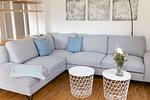 Wohnzimmer - Hello Holidays: Home | Zentral | Terrasse | Parkplatz - Top-Hundeurlaub