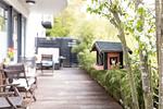 Garten - Hello Holidays: Home | Zentral | Terrasse | Parkplatz - Top-Hundeurlaub