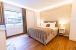 Schlafzimmer - Hello Holidays: Suite | Zentral | Terrasse | Parkplatz - Top-Hundeurlaub