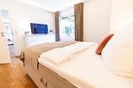Schlafzimmer - Hello Holidays: Suite | Zentral | Terrasse | Parkplatz - Top-Hundeurlaub